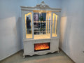 Luxury Display Cabinet with LED & Fireplace
