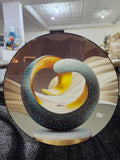 Abstract Gold Wall Art