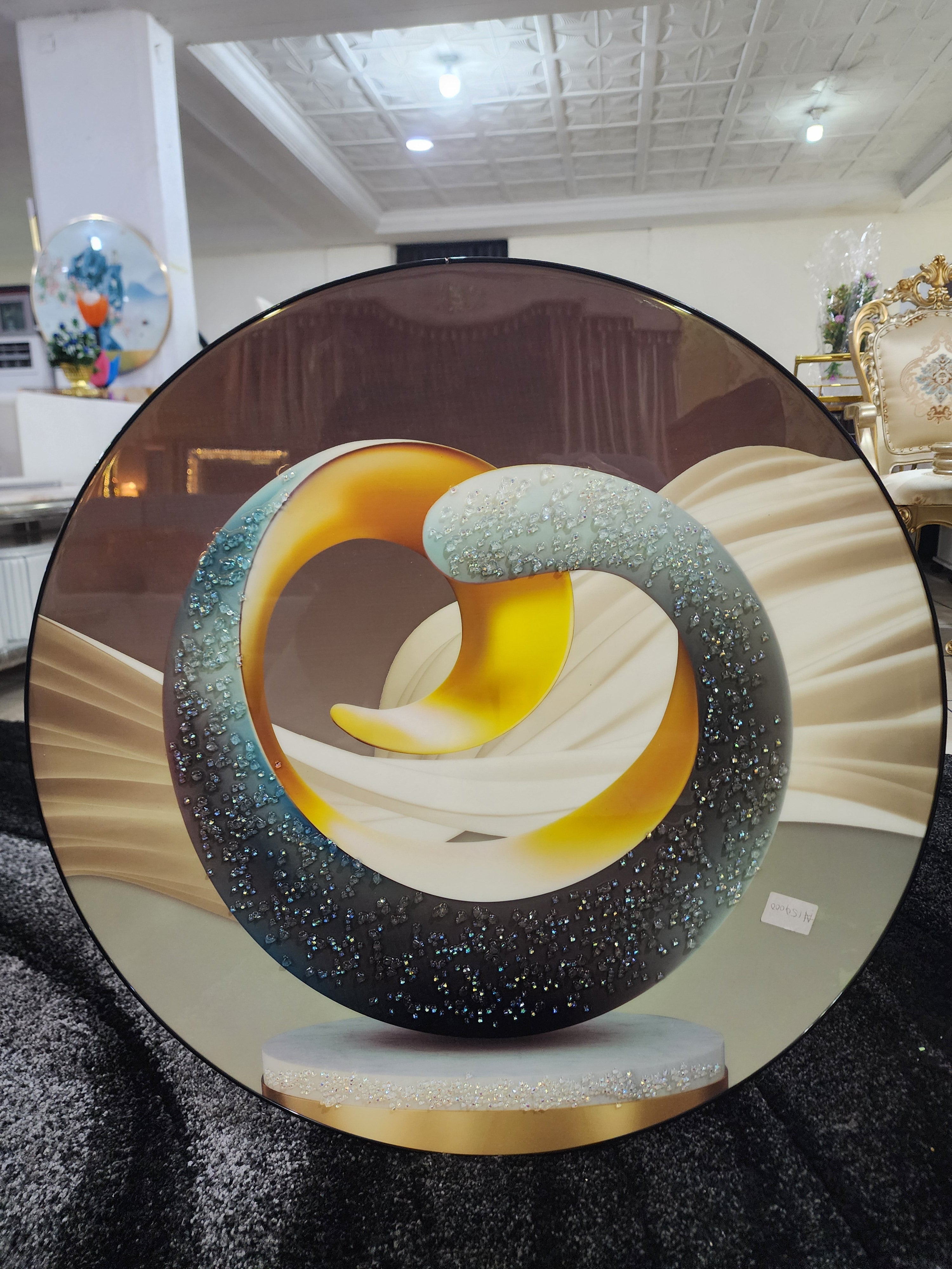 Abstract Gold Wall Art