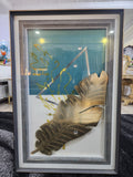 Luxury Feather Art Wall Flame