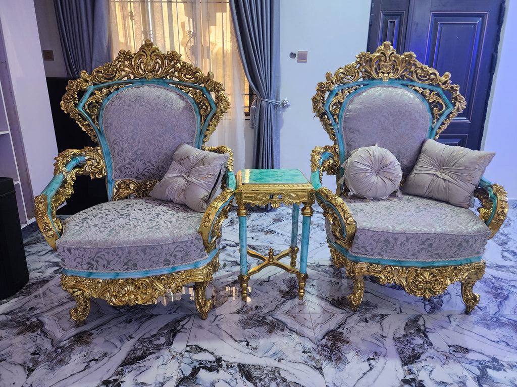 Royal Gold  & Luxury Sofa Set (Palace Edition)