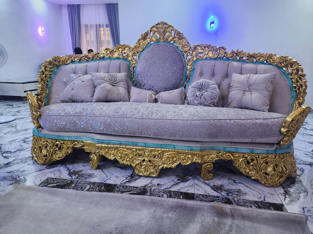 Royal Gold  & Luxury Sofa Set (Palace Edition)