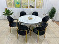 Elegant Marble Dining Set (6-Seater Collection)