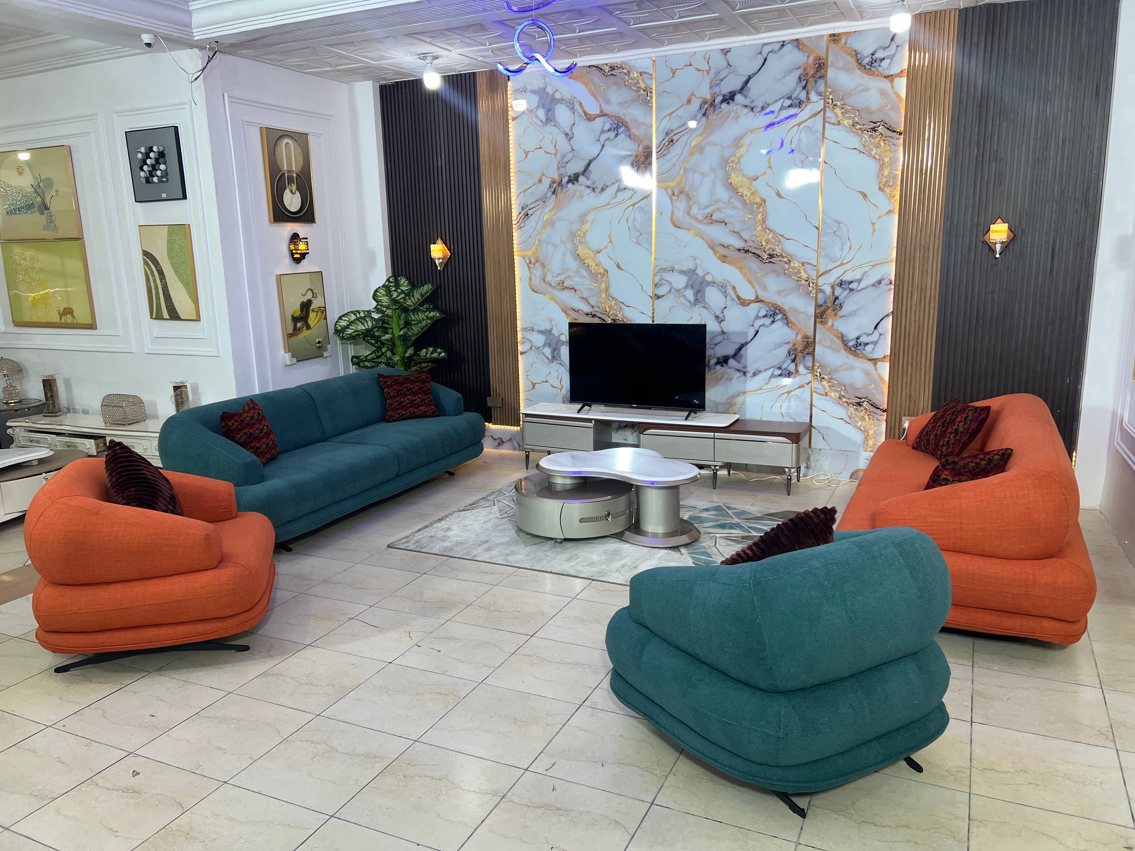 Contemporary Premium Lounge Set (Vibrant Edition)