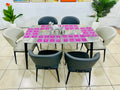 6-Seater Marble Dining Set (Modern)
