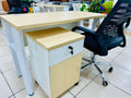 Big modern Office Desk with Ergonomic Chair