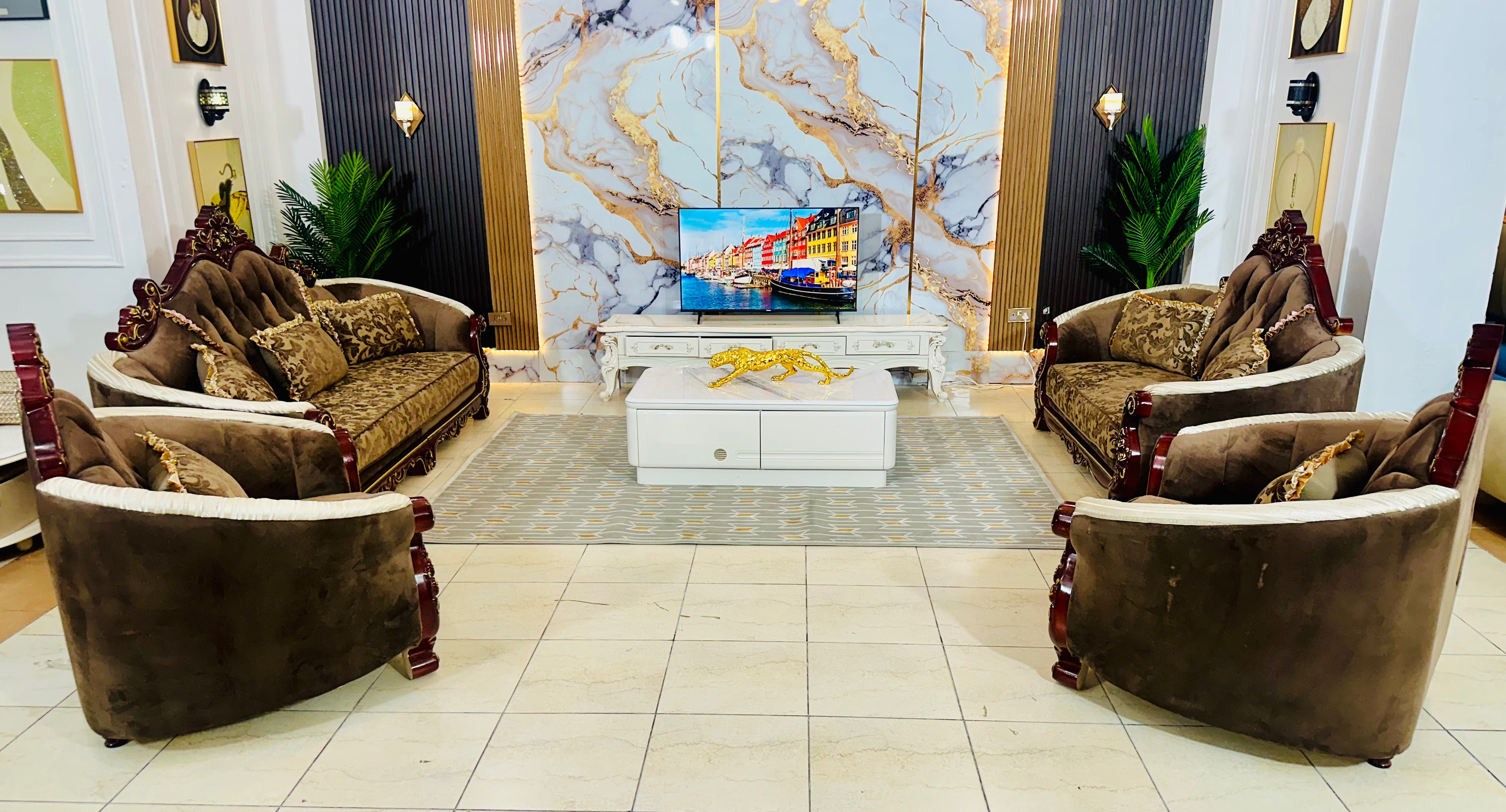 Royal Classic Luxury Sofa Set (Premium Edition)