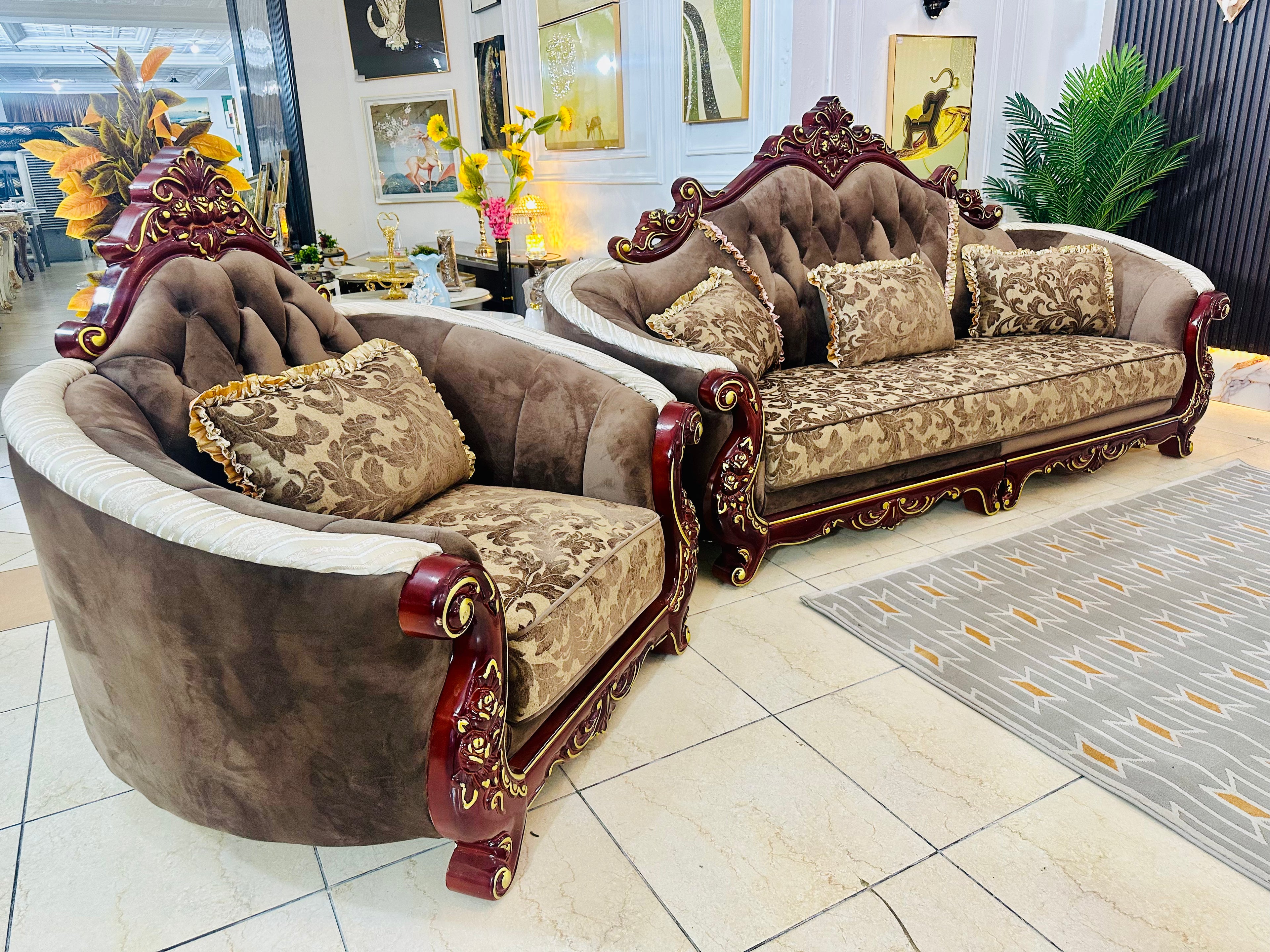 Royal Classic Luxury Sofa Set (Premium Edition)