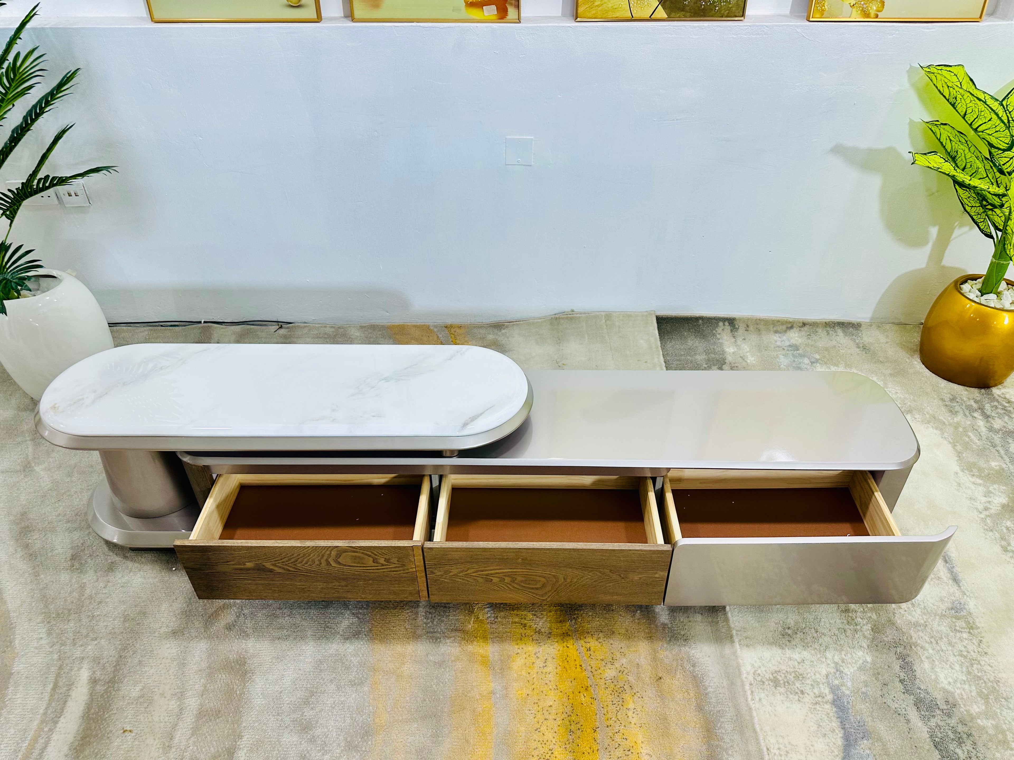Contemporary TV Console