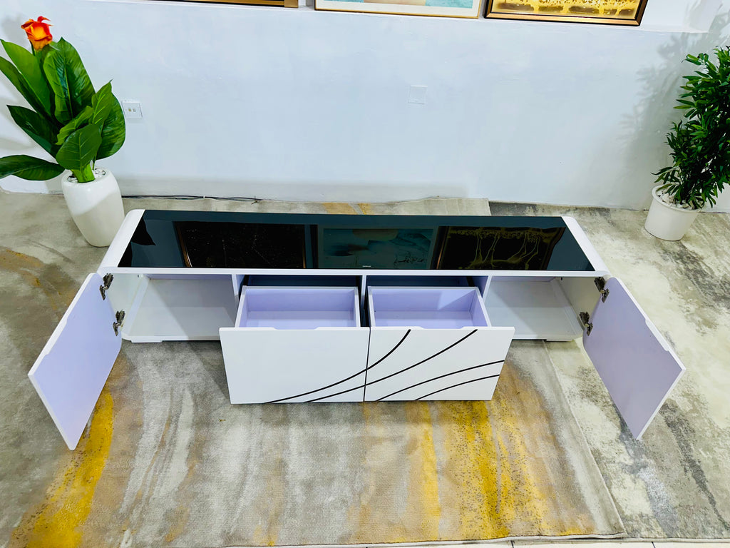 Marble Top TV Stand