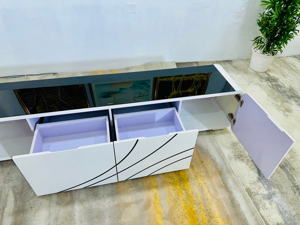 Marble Top TV Stand