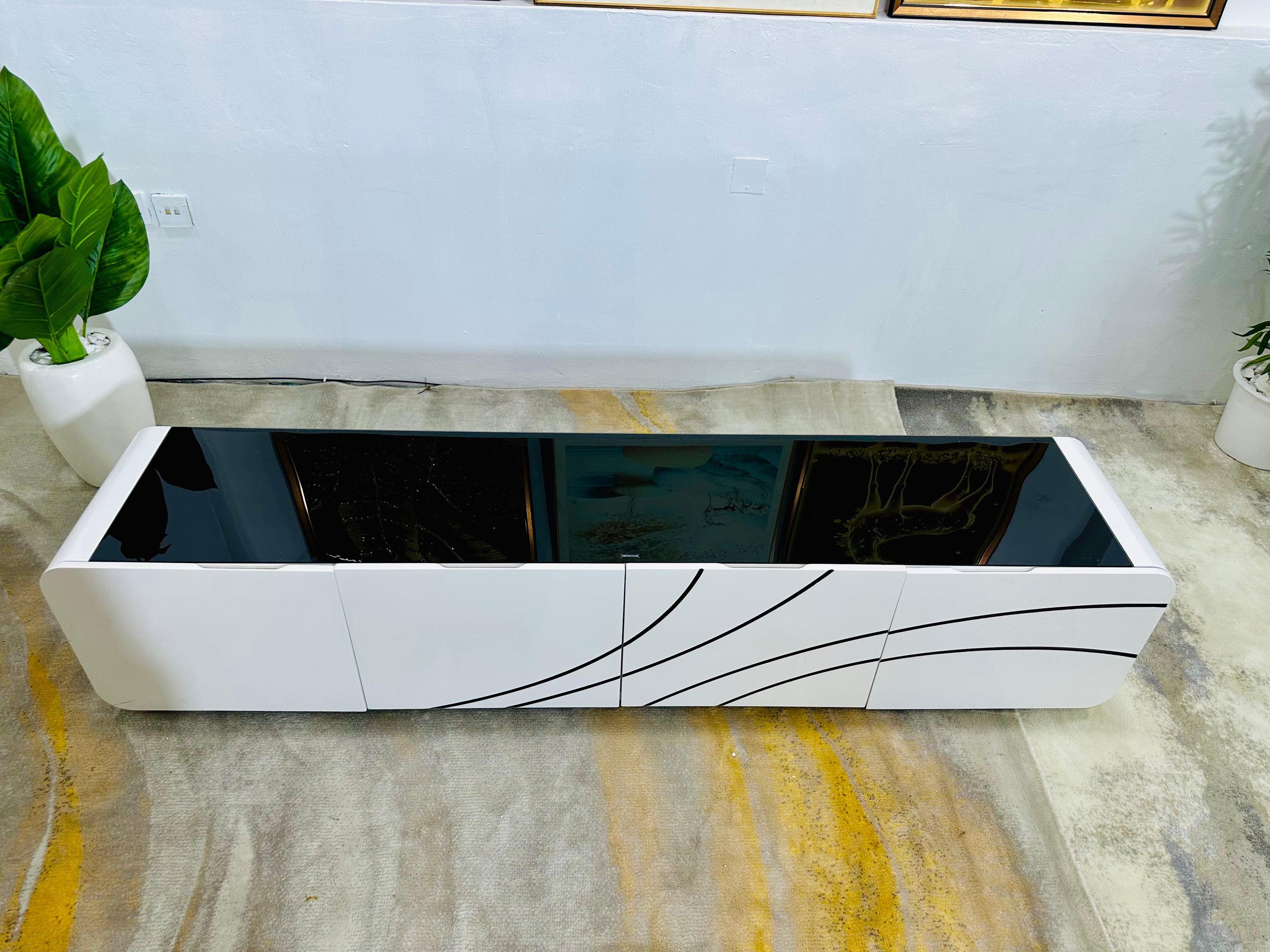 Marble Top TV Stand