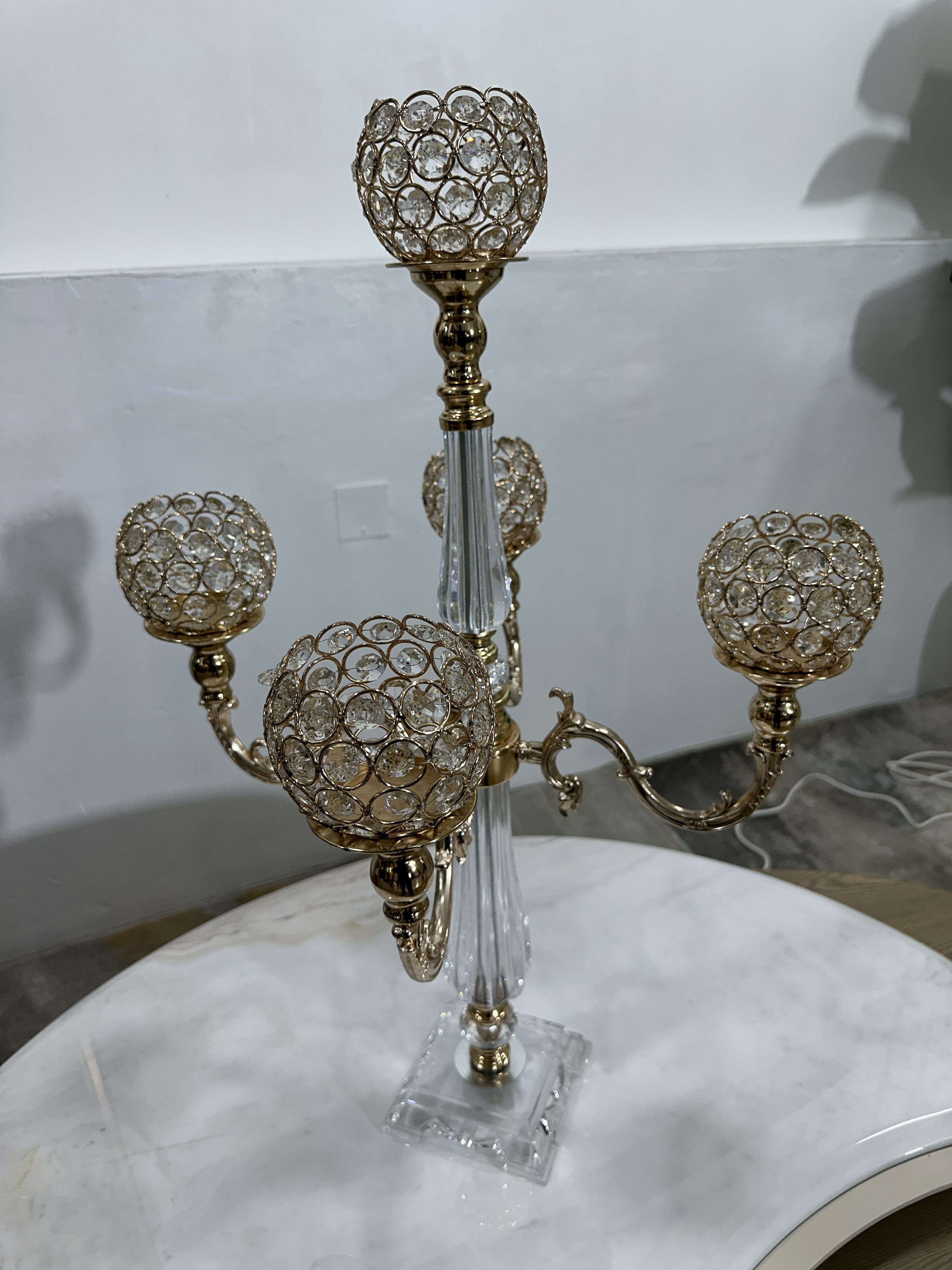 Luxury Crystal Candle Holder